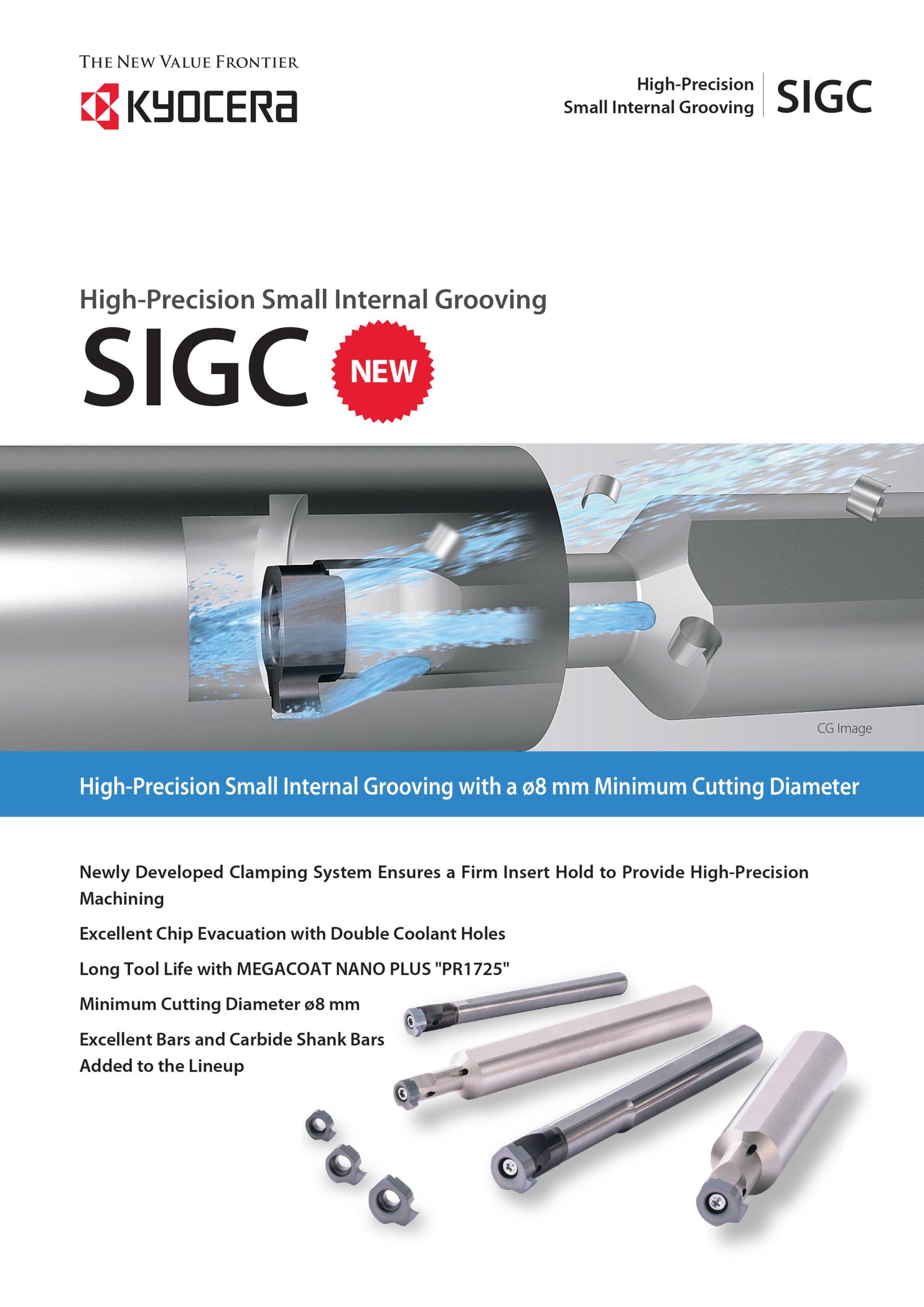 Dao tiện rãnh trong - High-Precision Small Internal Grooving SIGC/ SIGCR/L0812-EH, SIGCR/L1016-EH, SIGCR/L1216-EH, SIGCR/L0806-WH, SIGCR/L1008-WH-L85, SIGCR/L1008-WH-L100, SIGCR/L1210-WH-L95, GC08 R/L